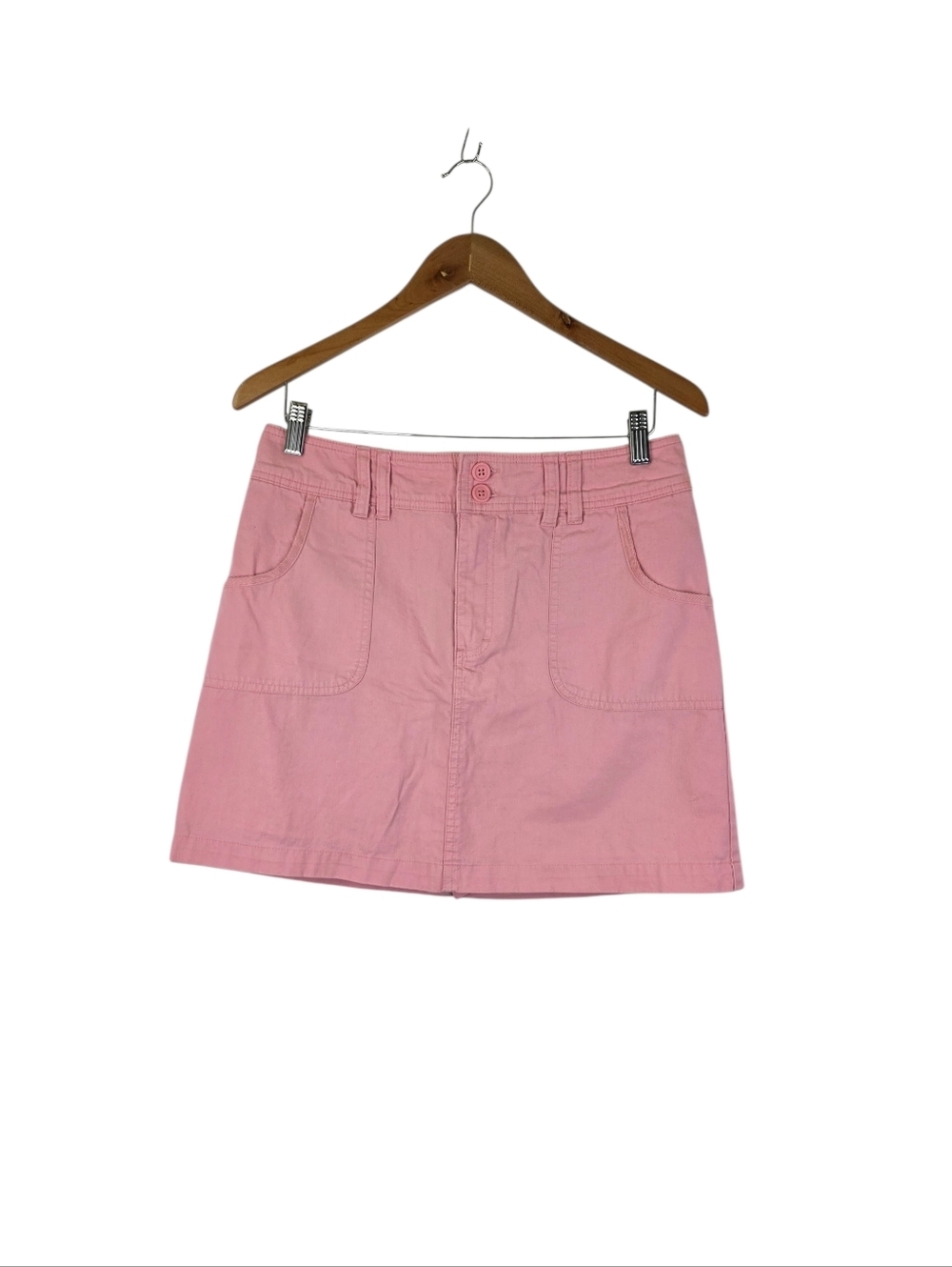 Sonoma‎ 100% Cotton Women's Size 8 Skort Bubble Gum Pink Cargo Skirt 2000s